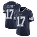 Tlead D.Cowboys #17 Brandon Aubrey Player Navy Vapor Untouchable Limited Home Game Stitched Jerseys