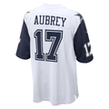 Tlead D.Cowboys #17 Brandon Aubrey White Alternate Game Team Stitched Jerseys