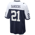 Tlead D.Cowboys #21 Deion Sanders Player Navy Alternate Game Stitched Jerseys