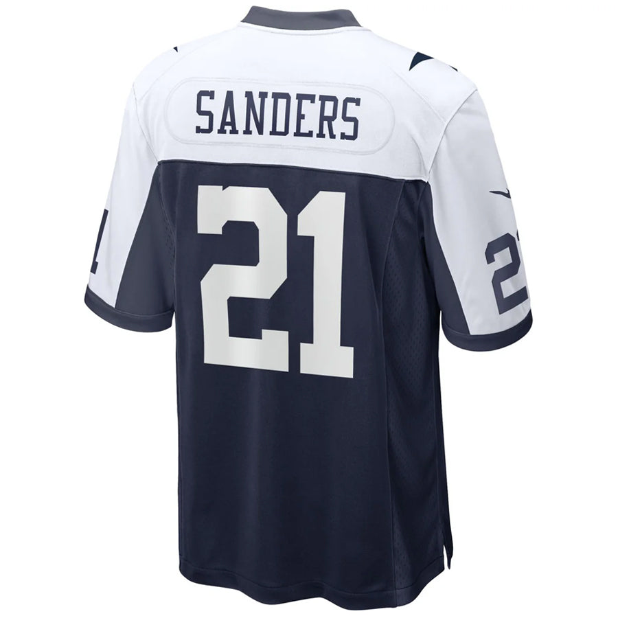 Tlead D.Cowboys #21 Deion Sanders Player Navy Alternate Game Stitched Jerseys