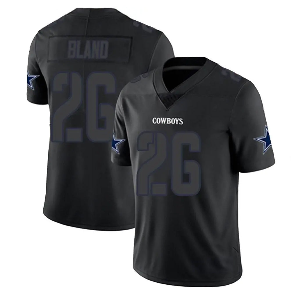 Tlead D.Cowboys #26 DaRon Bland Player Black Impact Limited Home Game Stitched Jerseys