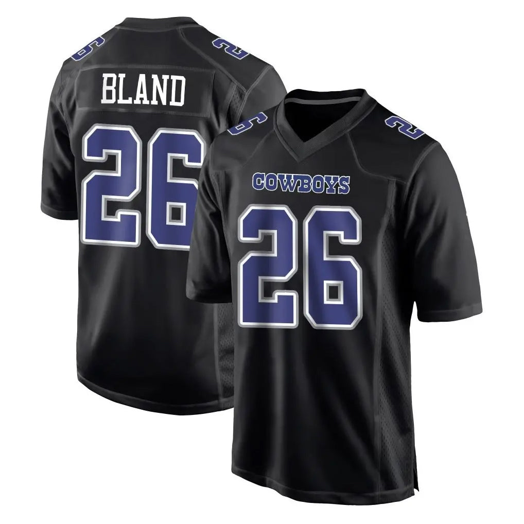 Tlead D.Cowboys #26 DaRon Bland Player Carbon Black Fashion Home Game Stitched Jerseys