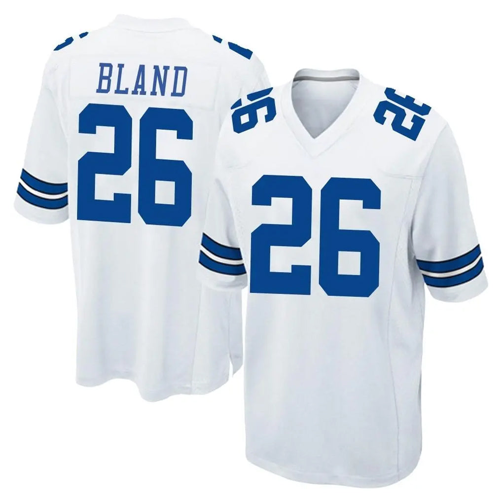 Tlead D.Cowboys #26 DaRon Bland Player White Home Game Stitched Jerseys