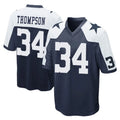 Tlead D.Cowboys #34 Jalen Thompson Player Navy-White Alternate Home Game Stitched Jerseys