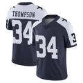 Tlead D.Cowboys #34 Jalen Thompson Player Navy-White Limited Alternate Vapor Untouchable Home Game Stitched Jerseys