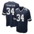 Tlead D.Cowboys #34 Jalen Thompson Player Navy Home Game Stitched Jerseys