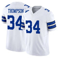 Tlead D.Cowboys #34 Jalen Thompson Player White Limited Vapor F.U.S.E. Home Game Stitched Jerseys