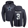 Tlead D.Cowboys #3 George Pickens Player Navy Pullover Hoodies Limited Stitched Jerseys