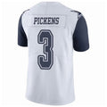 Tlead D.Cowboys #3 George Pickens Player White Throwback Stitched Jerseys