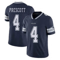 Tlead D.Cowboys #4 Dak Prescott Player Navy Vapor Untouchable Limited Home Game Stitched Jerseys