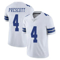 Tlead D.Cowboys #4 Dak Prescott Player White Vapor Untouchable Limited Home Game Stitched Jerseys