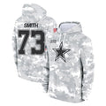 Tlead D.Cowboys #73 Tyler Smith Player Arctic Camo Salute to Service Hoodies Limited Game Stitched Jerseys