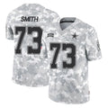 Tlead D.Cowboys #73 Tyler Smith Player Arctic Camo Salute to Service Limited Home Game Stitched Jerseys