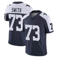 Tlead D.Cowboys #73 Tyler Smith Player Navy-White Limited Alternate Vapor Untouchable Home Game Stitched Jerseys