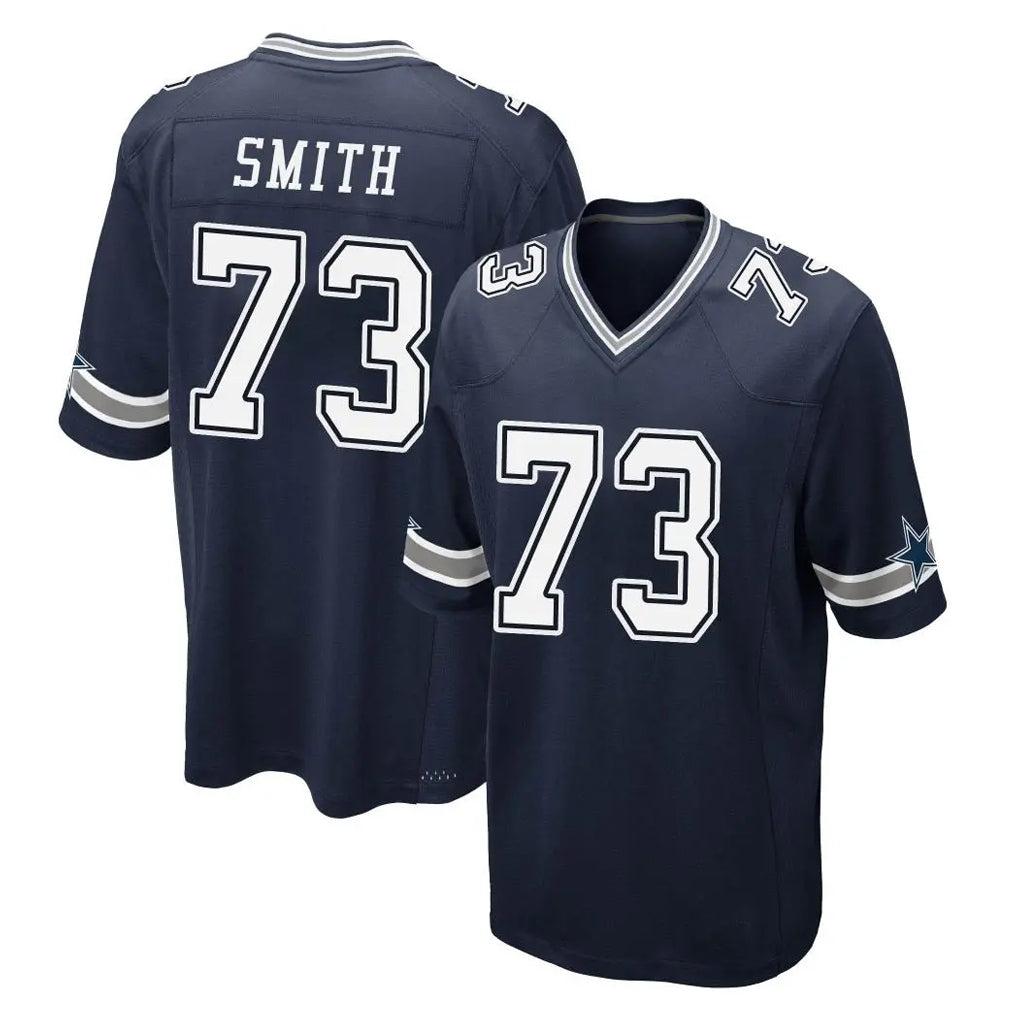 Tlead D.Cowboys #73 Tyler Smith Player Navy Home Game Stitched Jerseys