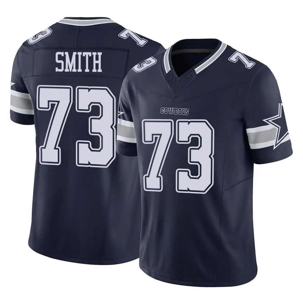 Tlead D.Cowboys #73 Tyler Smith Player Navy Limited Vapor F.U.S.E. Home Game Stitched Jerseys
