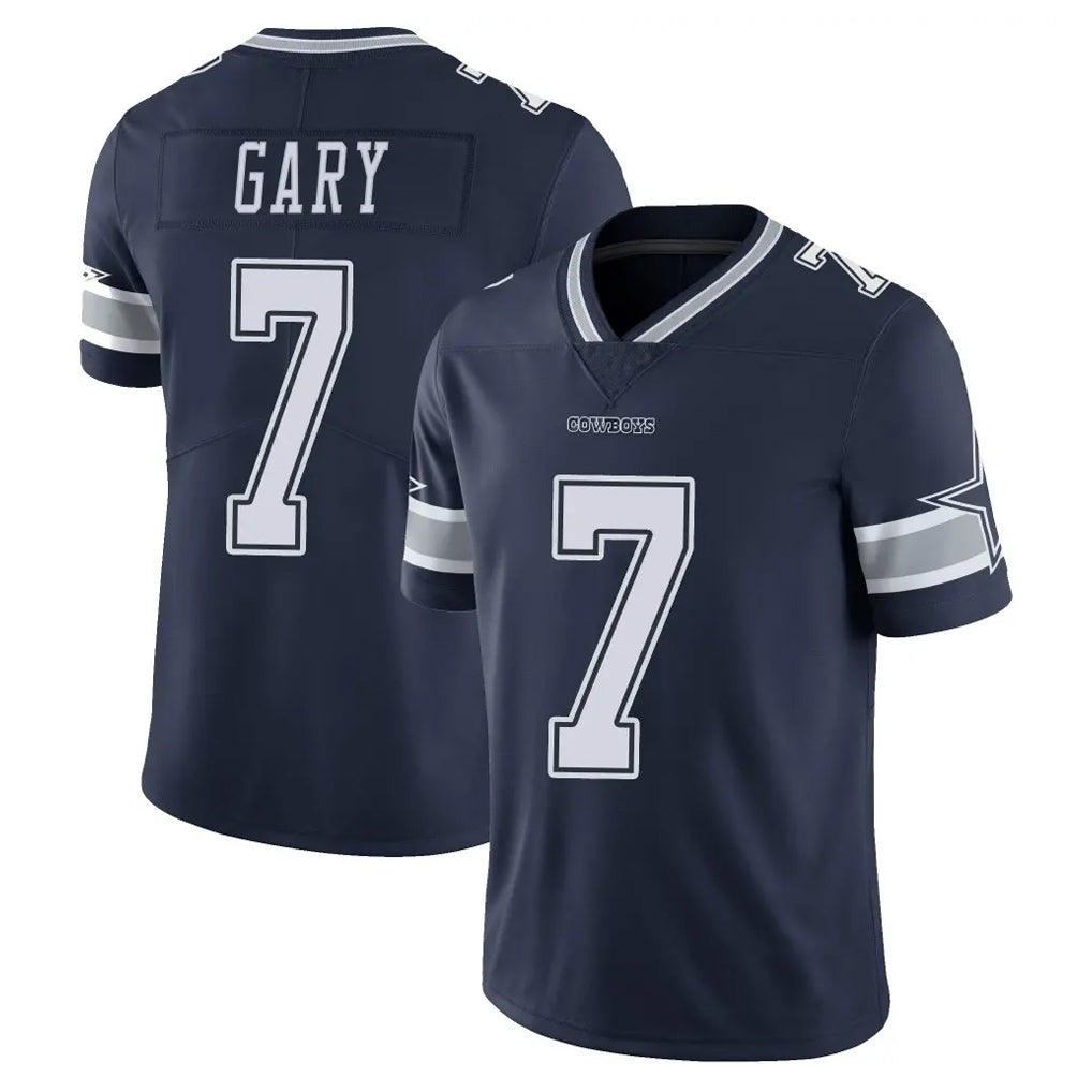 Tlead D.Cowboys #7 Rashan Gary Player Navy Vapor Untouchable Limited Home Game Stitched Jerseys