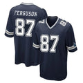 Tlead D.Cowboys #87 Jake Ferguson Player Navy Home Game Stitched Jerseys