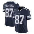 Tlead D.Cowboys #87 Jake Ferguson Player Navy Vapor Untouchable Limited Home Game Stitched Jerseys