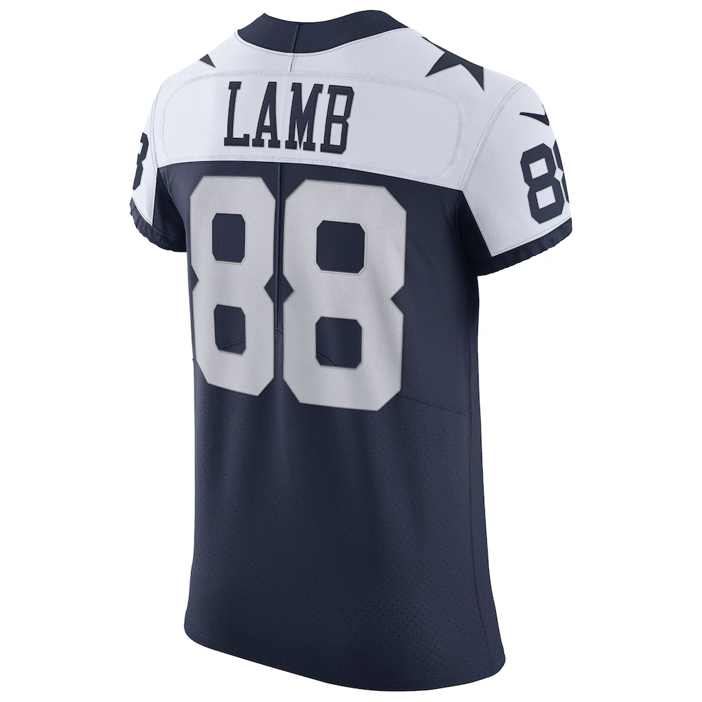 Tlead D.Cowboys #88 CeeDee Lamb Navy Alternate Vapor Elite Stitched Jerseys