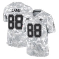 Tlead D.Cowboys #88 CeeDee Lamb Player Arctic Camo Salute to Service Limited Home Game Stitched Jerseys