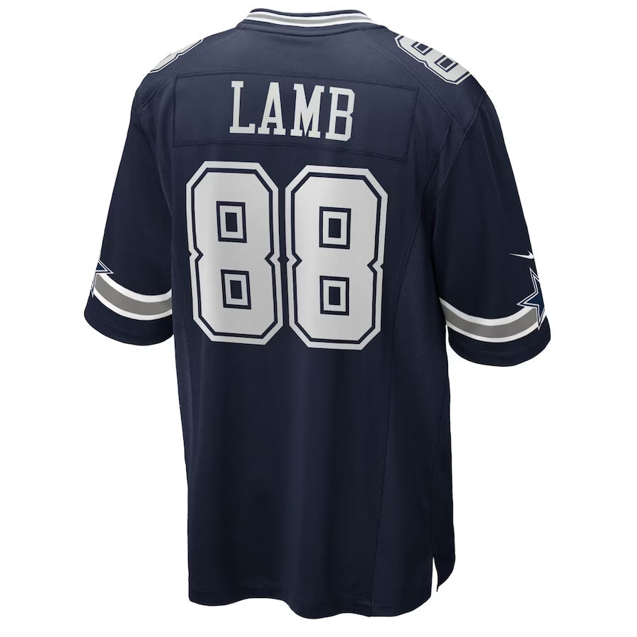 Tlead D.Cowboys #88 CeeDee Lamb Player Navy Home Game Stitched Jerseys