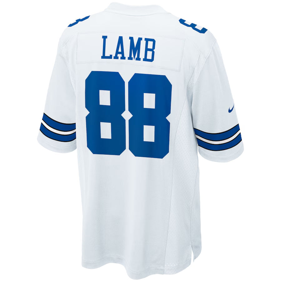 Tlead D.Cowboys #88 CeeDee Lamb Player White Home Game Stitched  Jerseys
