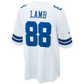 Tlead D.Cowboys #88 CeeDee Lamb Player White Home Game Stitched  Jerseys