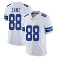 Tlead D.Cowboys #88 CeeDee Lamb Player White Vapor Untouchable Limited Home Game Stitched Jerseys