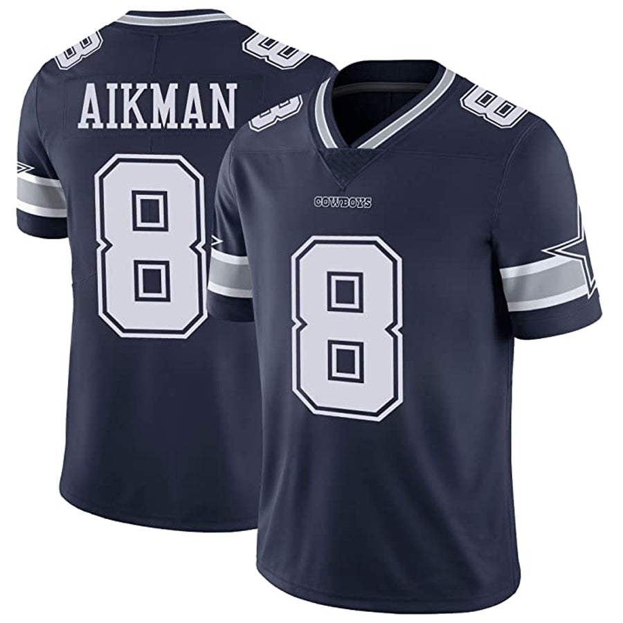 Tlead D.Cowboys #8 Troy Aikman Player Navy Vapor Untouchable Limited Stitched Jerseys