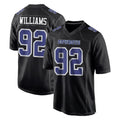 Tlead D.Cowboys #92 Quinnen Williams Player Carbon Black Fashion Home Game Stitched Jerseys