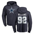Tlead D.Cowboys #92 Quinnen Williams Player Navy Pullover Hoodies Limited Stitched Jerseys