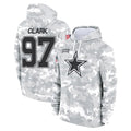 Tlead D.Cowboys #97 Kenny Clark Player Arctic Camo Salute to Service Hoodies Limited Game Stitched Jerseys
