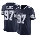 Tlead D.Cowboys #97 Kenny Clark Player Navy Limited Vapor F.U.S.E. Home Game Stitched Jerseys