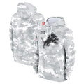 Tlead D.Lions Arctic Camo Salute to Service Hoodies Limited Game Blank Player Stitched Jerseys