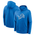 Tlead D.Lions Blue Pullover Hoodies Limited Blank Player Stitched Jerseys