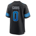 Tlead D.Lions #0 Jahmyr Gibbs Player Black Alternate Game Stitched Jerseys
