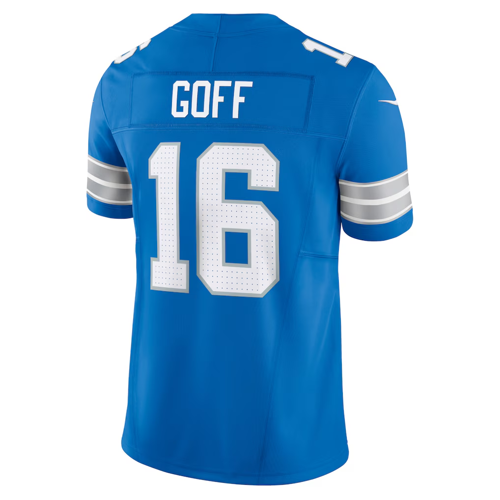 Tlead D.Lions #16 Jared Goff Blue Vapor F.U.S.E. Limited Stitched Jerseys