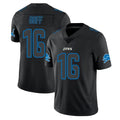 Tlead D.Lions #16 Jared Goff Player Black Impact Limited Home Game Stitched Jerseys