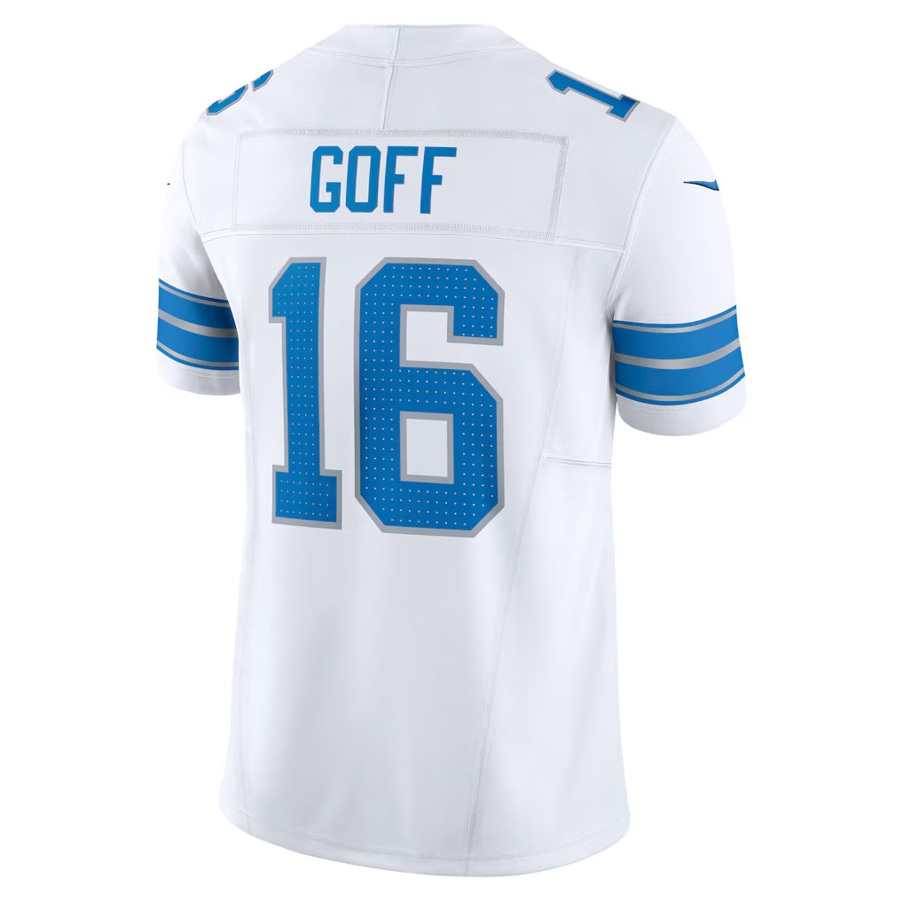 Tlead D.Lions #16 Jared Goff Player White Vapor F.U.S.E. Limited Stitched Jerseys
