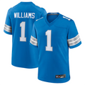 Tlead D.Lions #1 Jameson Williams Player Blue Replica Game Stitched Jerseys