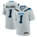 Tlead D.Lions #1 Jameson Williams Silver 2026 Rivalries Collection Game Stitched Jerseys
