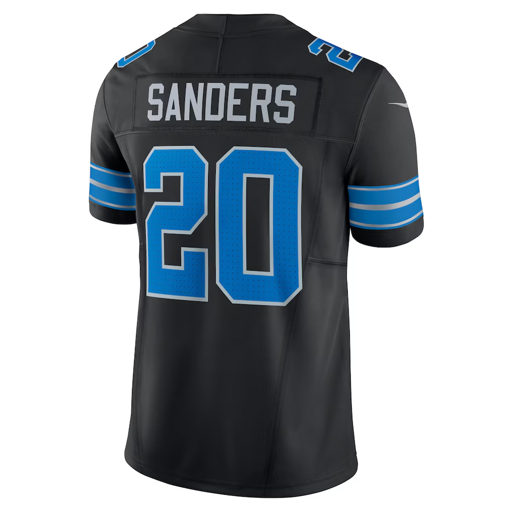 Tlead D.Lions #20 Barry Sanders Black 2nd Alternate Vapor F.U.S.E. Limited Stitched Jerseys