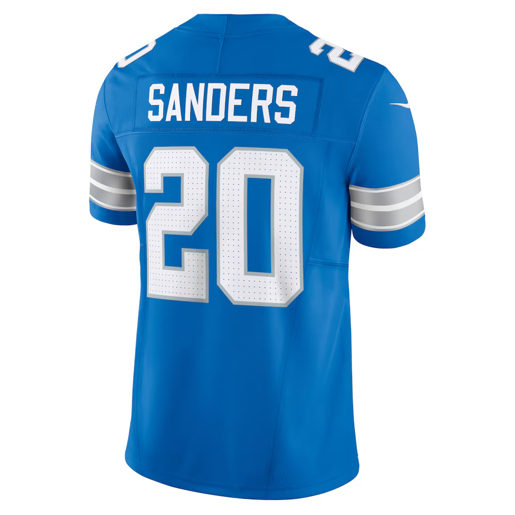 Tlead D.Lions #20 Barry Sanders Blue Vapor F.U.S.E. Limited Stitched Jerseys