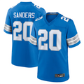 Tlead D.Lions #20 Barry Sanders Player Blue Game Stitched Jerseys