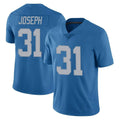 Tlead D.Lions #31 Kerby Joseph Player Blue Limited Throwback Vapor Untouchable Stitched Jerseys