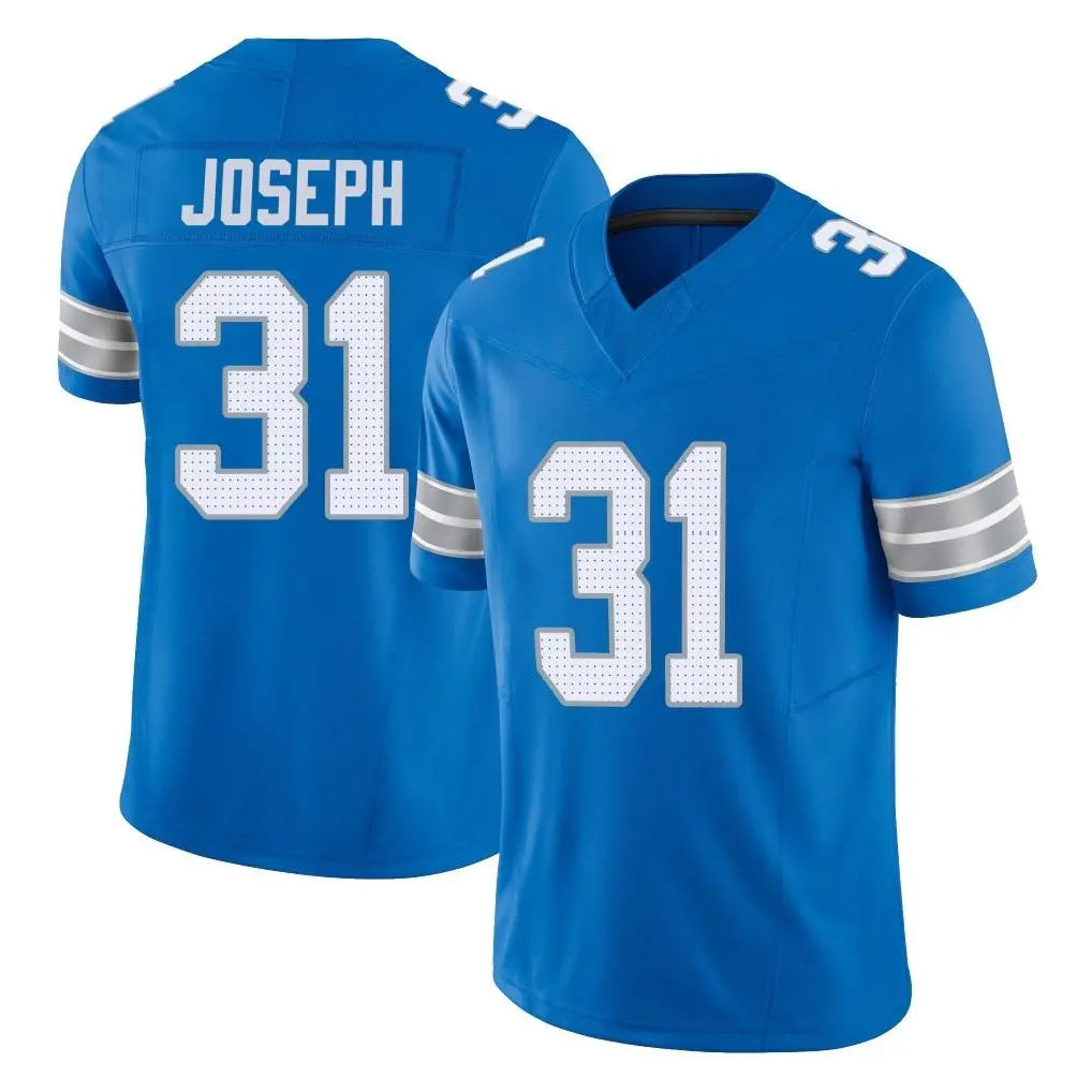 Tlead D.Lions #31 Kerby Joseph Player Blue Limited Vapor F.U.S.E. Alternate Home Game Stitched Jerseys