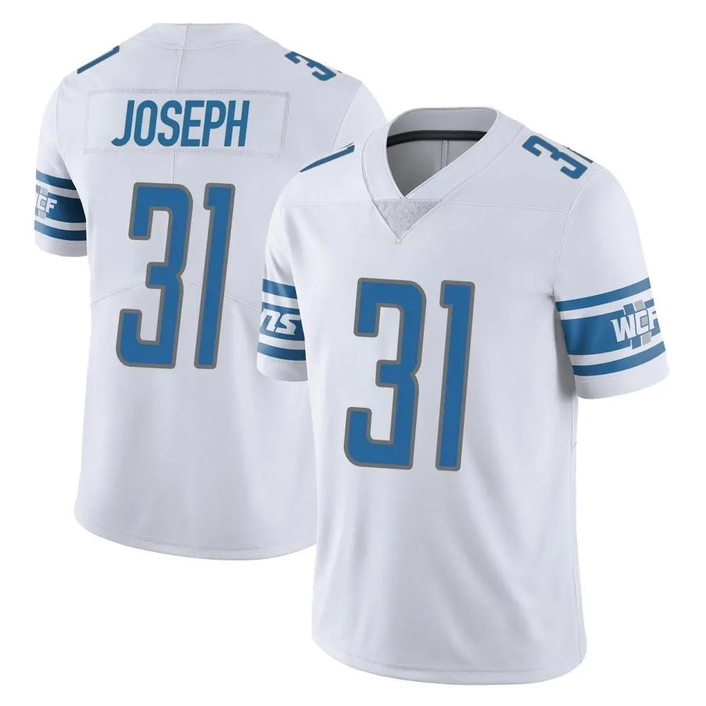 Tlead D.Lions #31 Kerby Joseph Player White Limited Vapor Untouchable Home Game Stitched Jerseys
