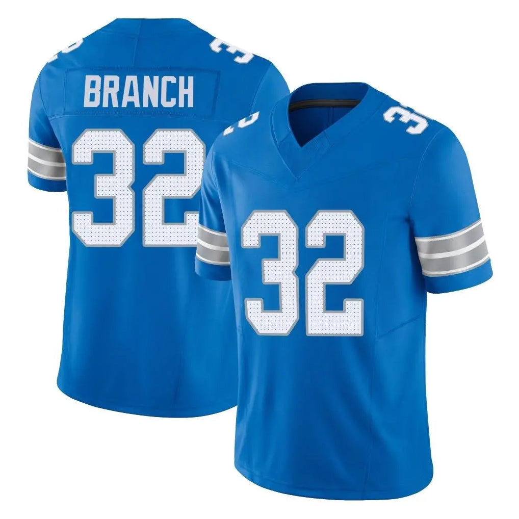 Tlead D.Lions #32 Brian Branch Player Blue Limited Vapor F.U.S.E. Alternate Home Game Stitched Jerseys