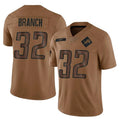 Tlead D.Lions #32 Brian Branch Player Brown Salute To Service Limited Stitched Jerseys